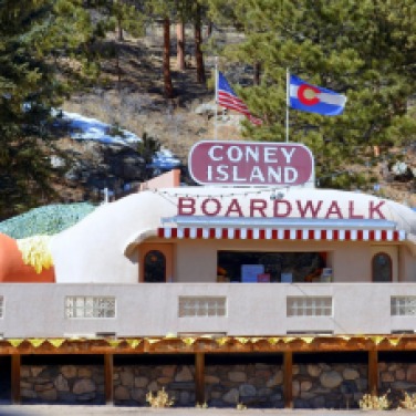 Coney Island Boardwalk, Bailey, Colorado.